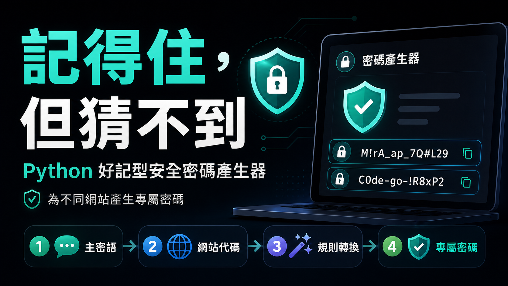Python 密碼產生器